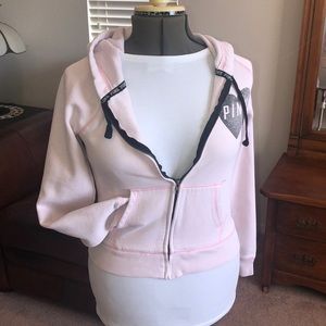 Pink Victoria’s Secret hoodie size XS
